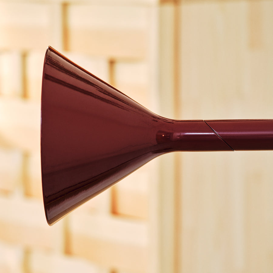 IKEA PS 2026 floor uplighter, dark red, 182 cm