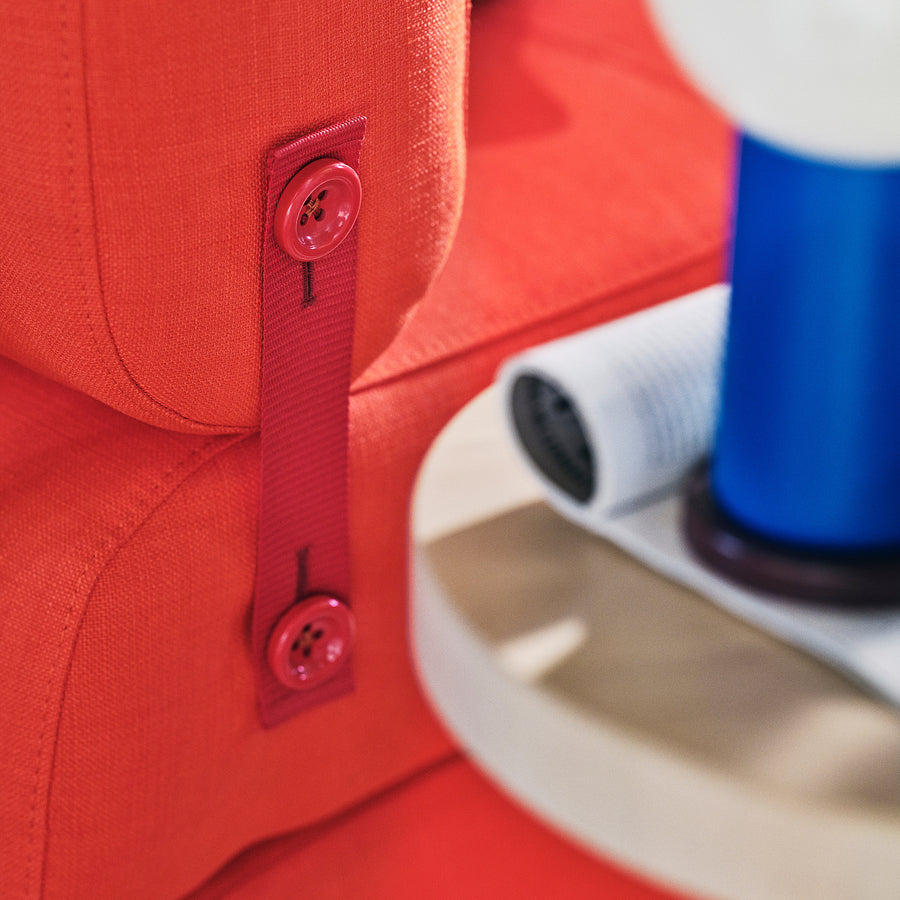 IKEA PS 2026 chair-bed, Skiftebo bright orange, 80x75 cm