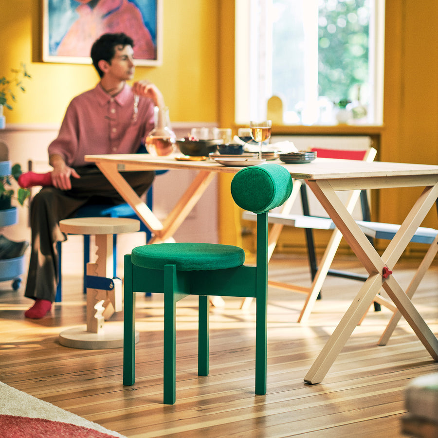 IKEA PS 2026 chair, bright green/Knäbäck bright green, 44x76x55 cm