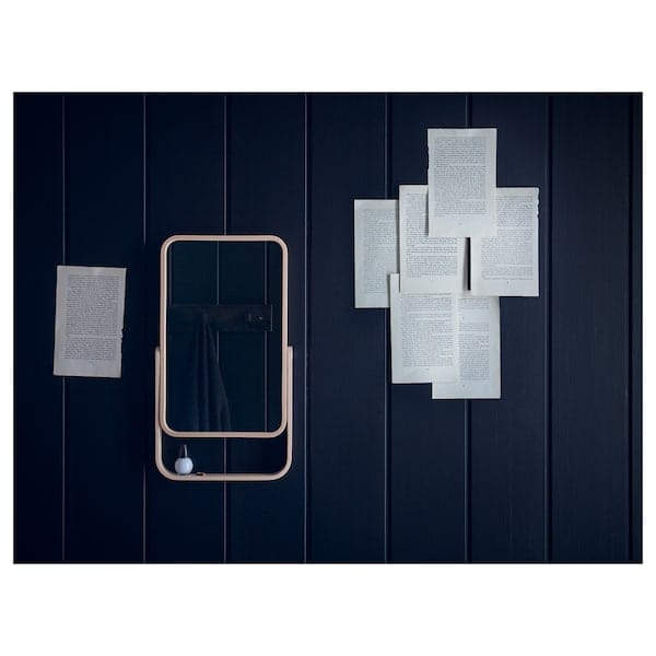 Ikea IKORNNES - Table mirror, ash, 27x40 cm