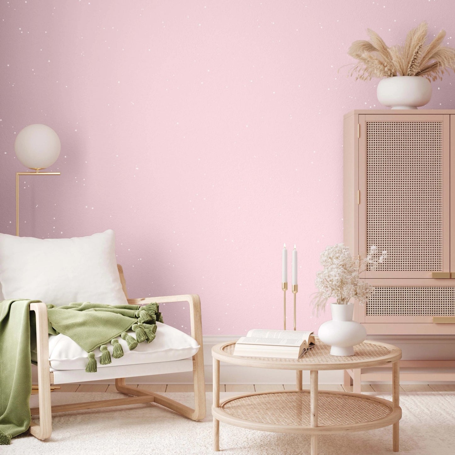 CANNES PINK GLITTER EFFECT PAINT P