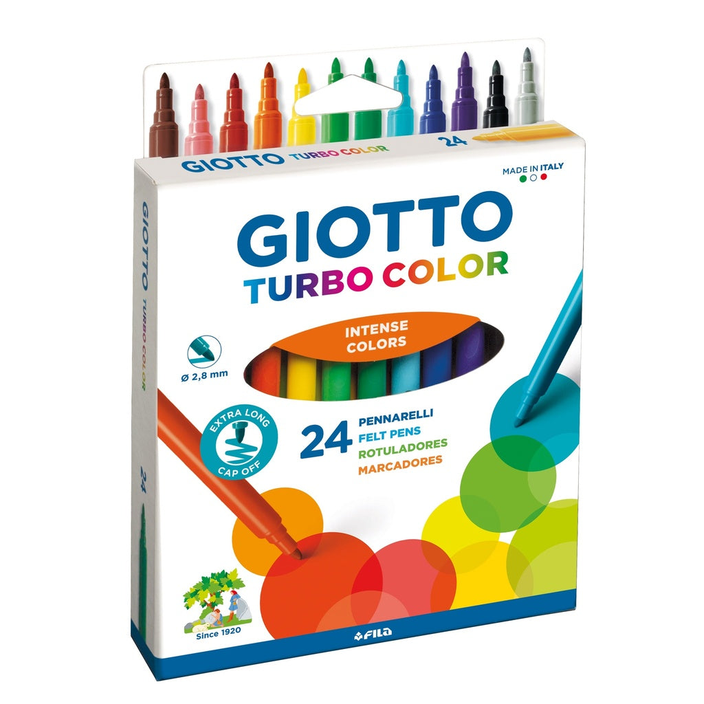 24 GIOTTO TURBO COLOR MARKERS