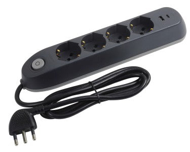 Power Strip with 1.5M Cable + Switch