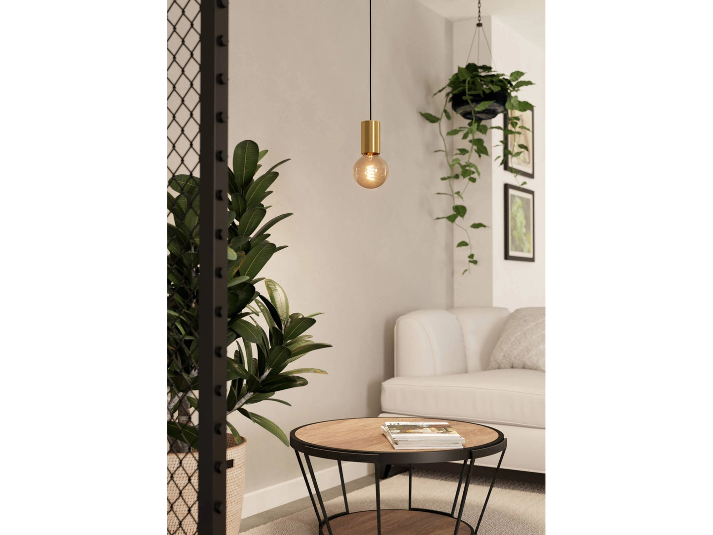 PENDEL POZUETA STEEL GOLD D65 E27=40W