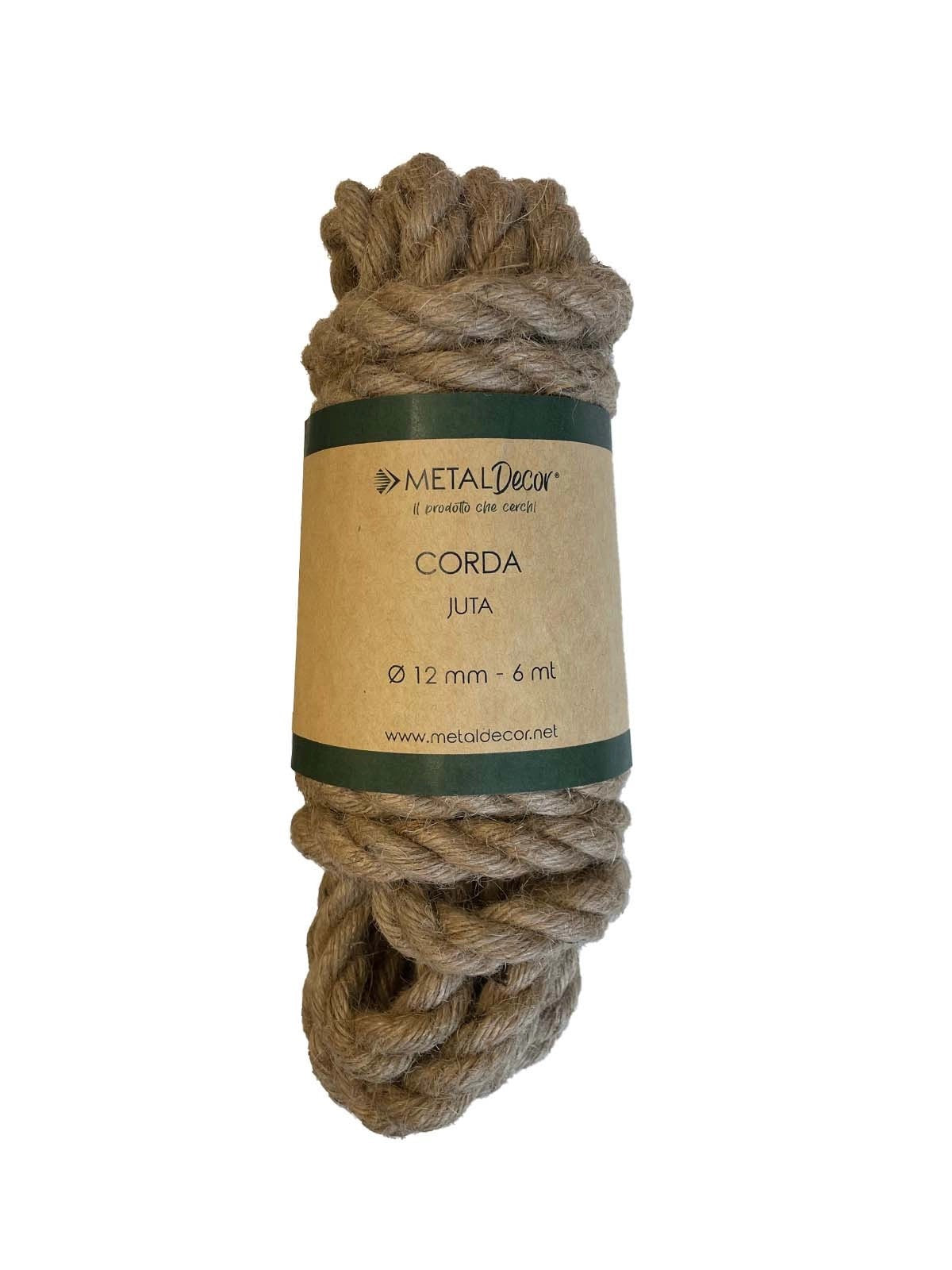 JUTE ROPE D 12 MM 6 MT