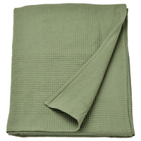 INDIRA bedspread, grey-green, 230x250 cm