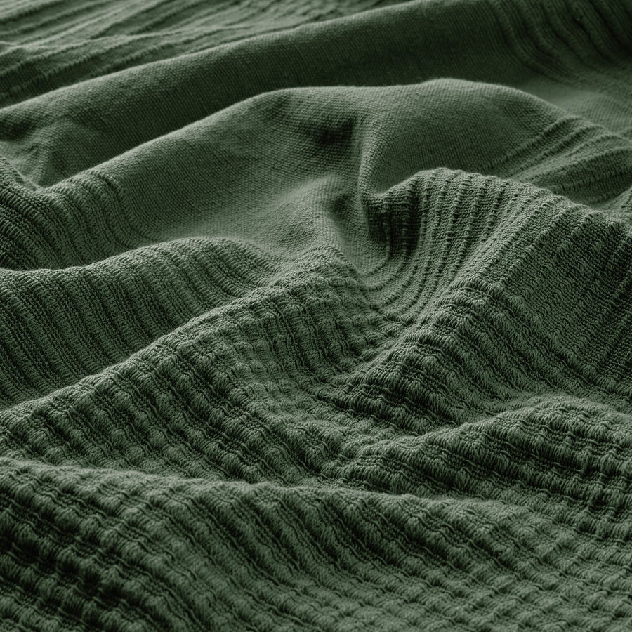 INDIRA bedspread, grey-green, 150x250 cm