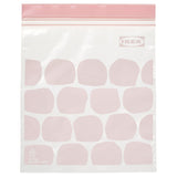ISTAD resealable bag, light pink, 1 l, 25 pack