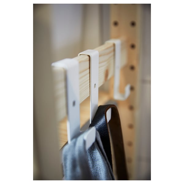 IVAR hook for side unit, white