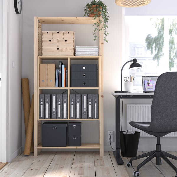 IVAR shelving unit, 89x30x179 cm