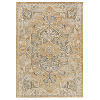JÄRNVÄG rug, low pile, ornament pattern beige/dark beige, 160x230 cm