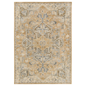 JÄRNVÄG rug, low pile, ornament pattern beige/dark beige, 160x230 cm