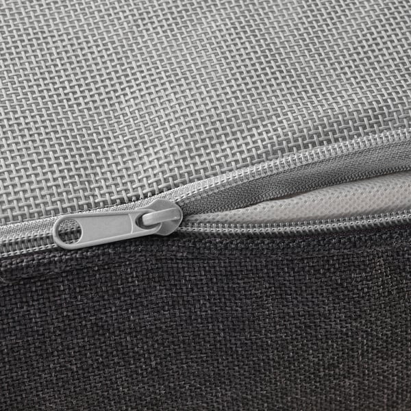 JÄRPÖN/DUVHOLMEN seat cushion, outdoor, anthracite, 62x62 cm