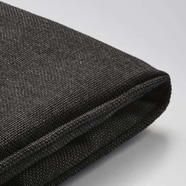 JÄRPÖN cover for chair cushion, outdoor anthracite, 50x50 cm