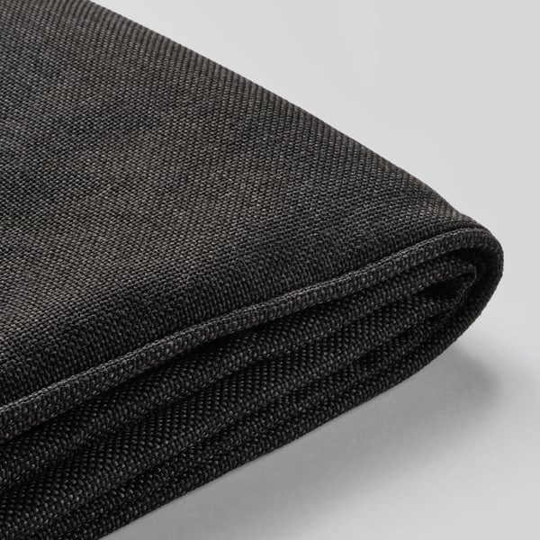 JÄRPÖN cover for seat cushion, outdoor anthracite, 62x62 cm