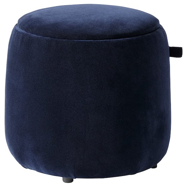 Ikea JÄRRESTAD - Ottoman, with storage/Djuparp dark blue
