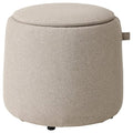 Ikea JÄRRESTAD - Pouf, with storage/Tonerud dark beige