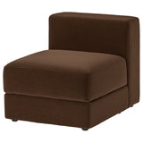 JÄTTEBO cover 1-seat module with storage, Samsala dark brown