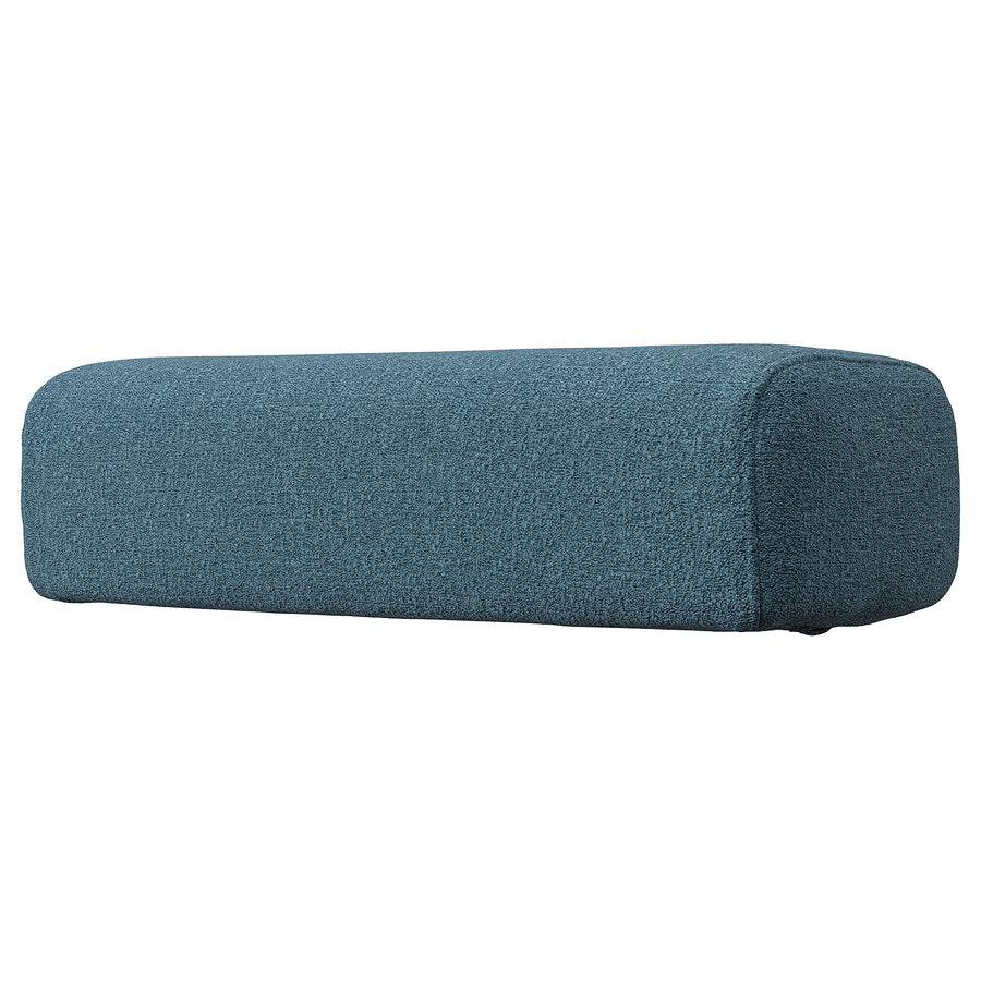 JÄTTEBO headrest cushion, Axvall dark grey-blue, 64x16x25 cm