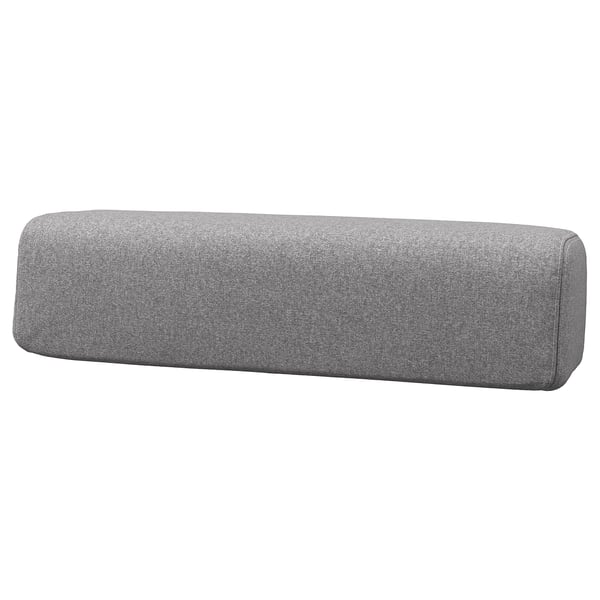 JÄTTEBO headrest cushion, Tonerud grey, 64x16x25 cm
