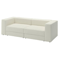 JÄTTEBO 3-seat modular sofa, Axvall off-white, 240x71x95 cm