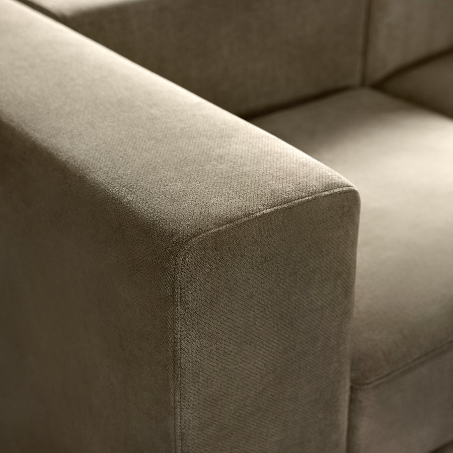 JÄTTEBO 3-seat modular sofa, Johanneshov brown-beige, 240x71x95 cm