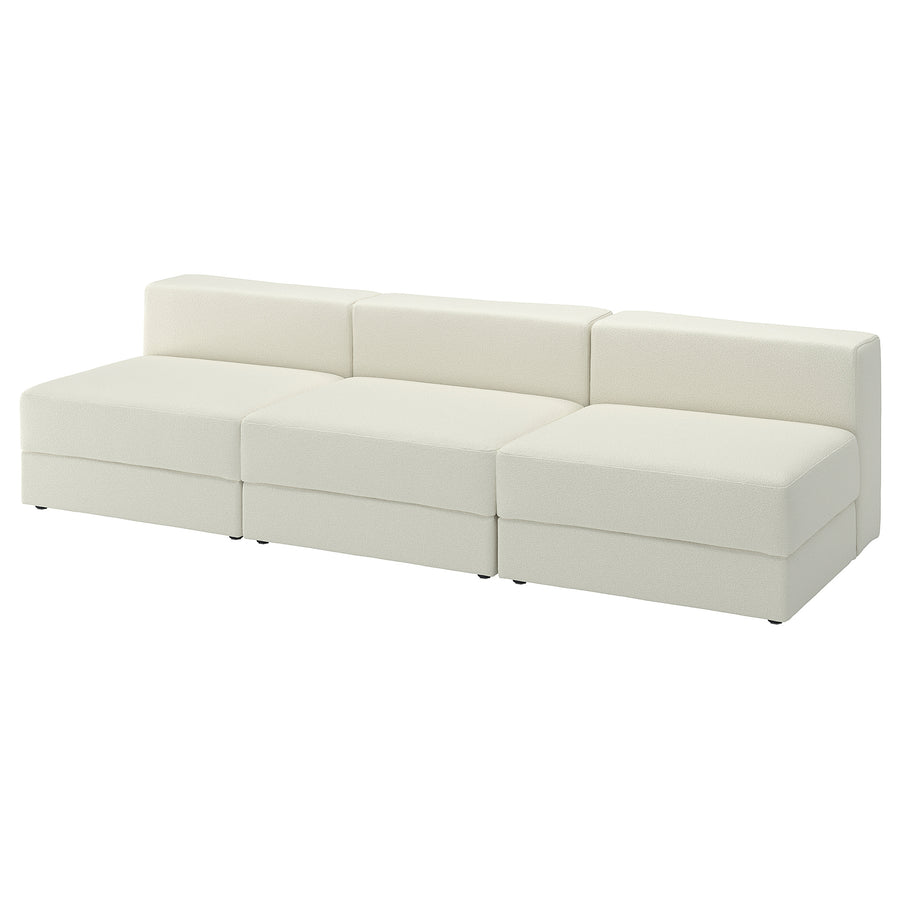 JÄTTEBO 4,5-seat modular sofa, Axvall off-white, 285x71x95 cm