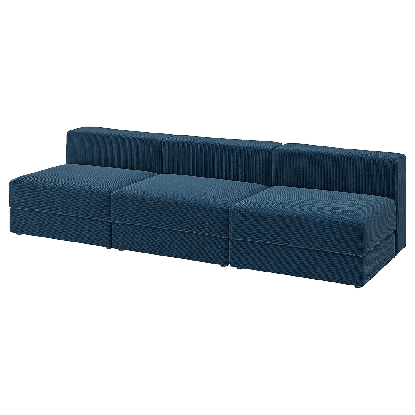 JÄTTEBO 4,5-seat modular sofa, Samsala dark blue, 285x71x95 cm