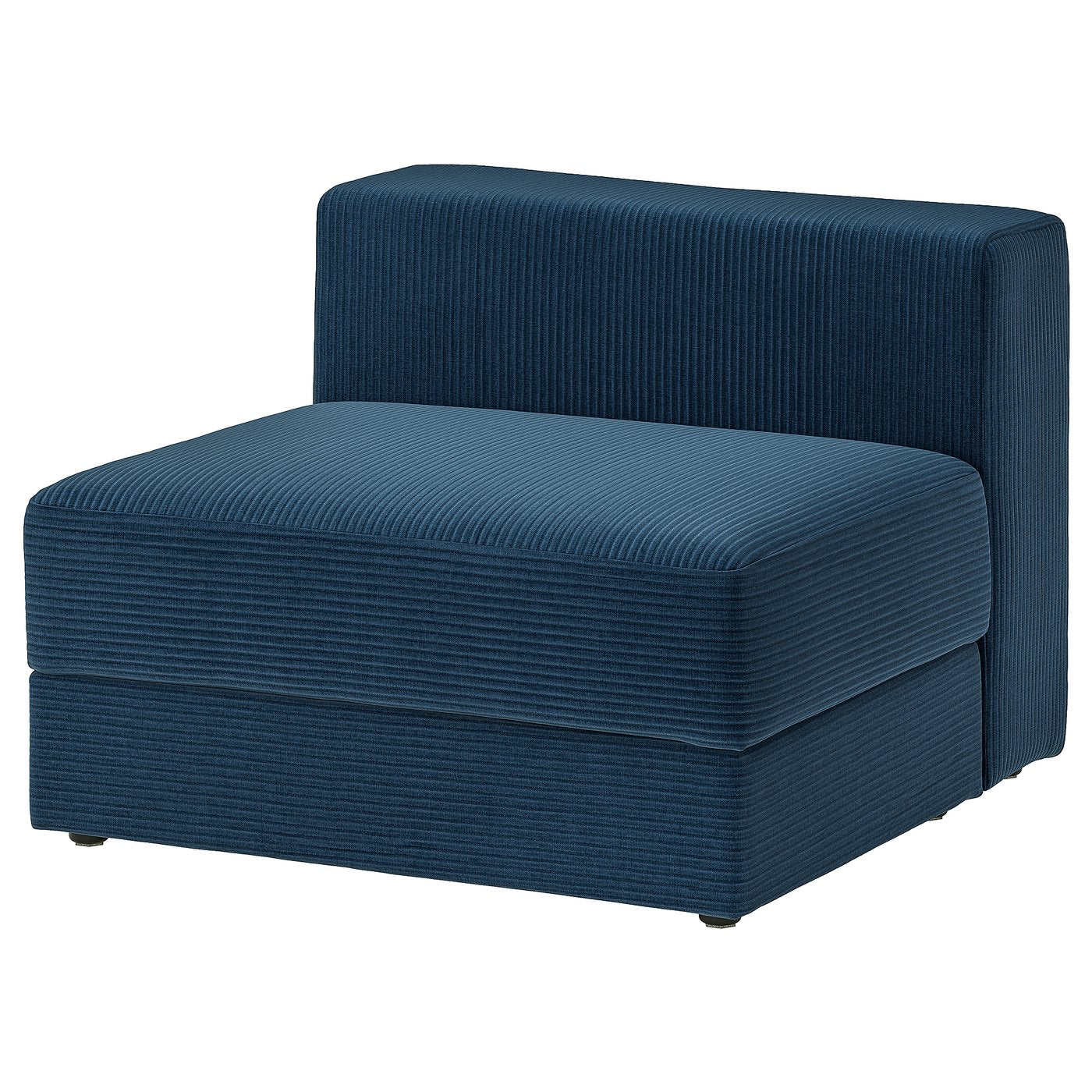 JÄTTEBO 1,5-seat module with storage, Samsala dark blue, 95x71x95 cm