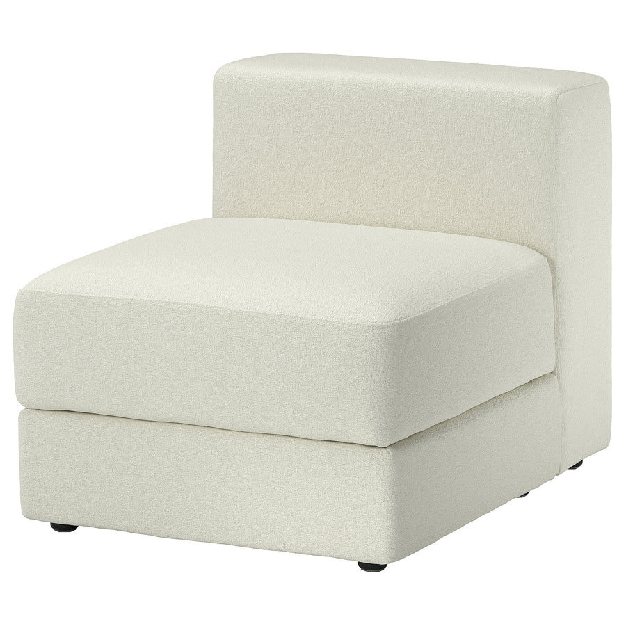 JÄTTEBO 1-seat module with storage, Axvall off-white, 70x71x95 cm