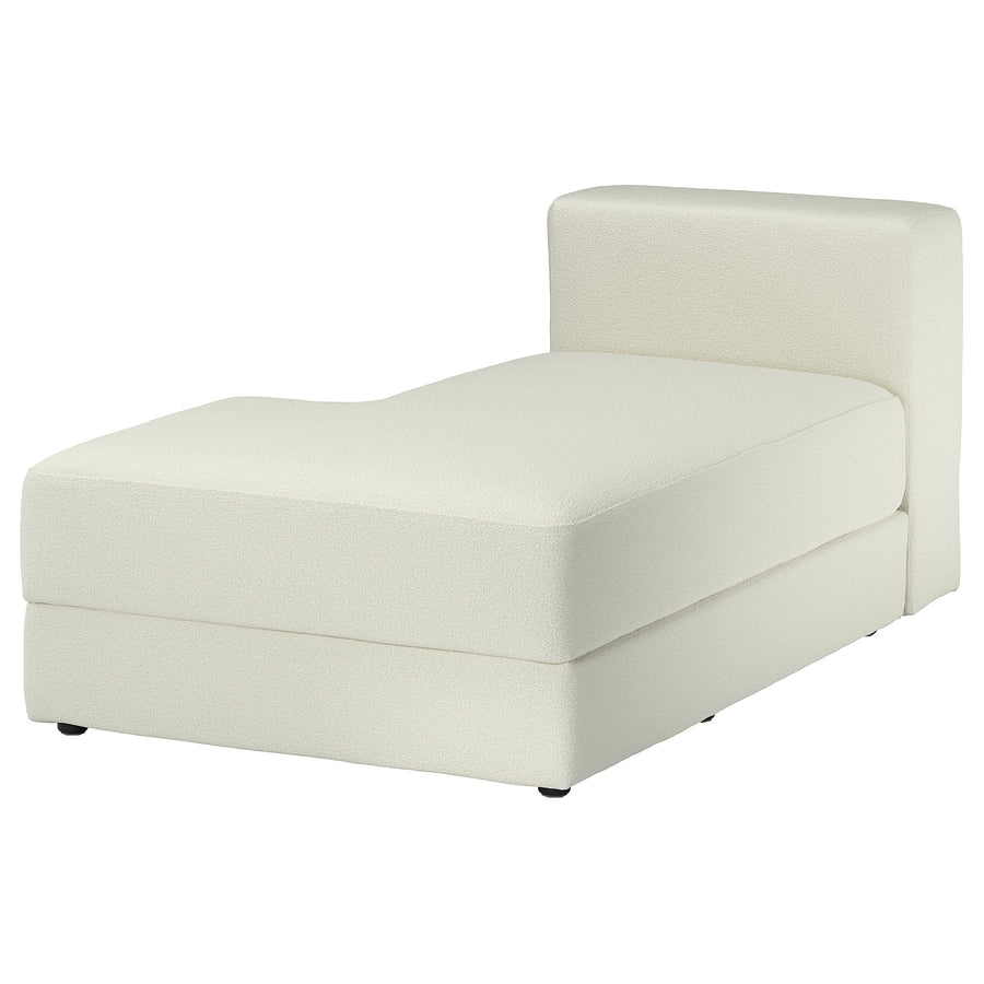 JÄTTEBO chaise longue module, left, Axvall off-white, 95x71x160 cm