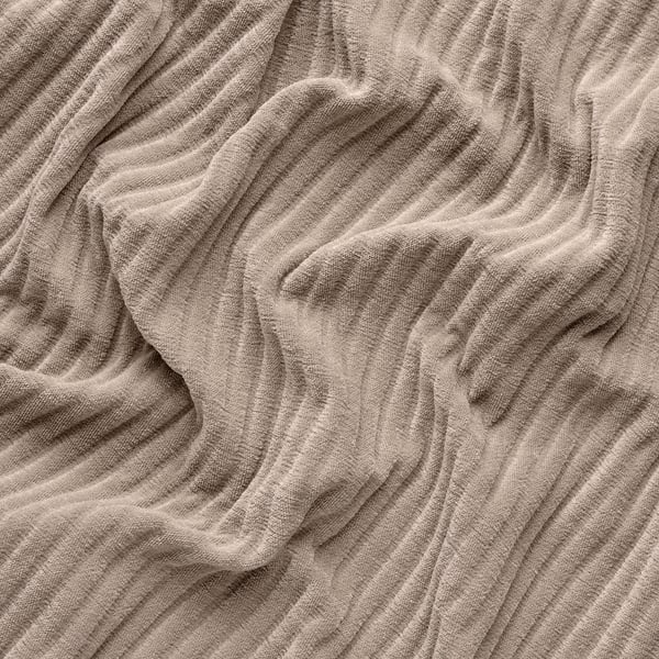 JÄTTEBO cover 1-seat module with storage, Samsala grey-beige