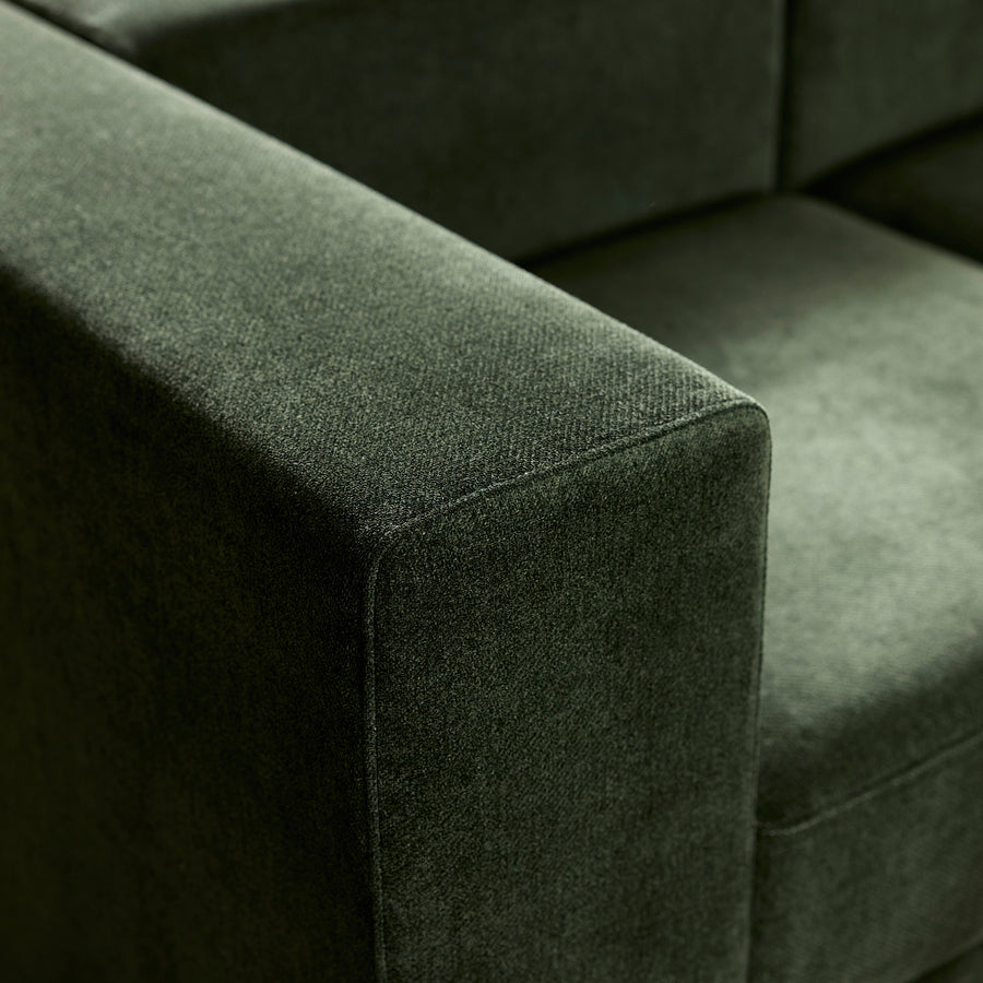 JÄTTEBO chaise longue modules, Johanneshov dark green, 229x71x160 cm