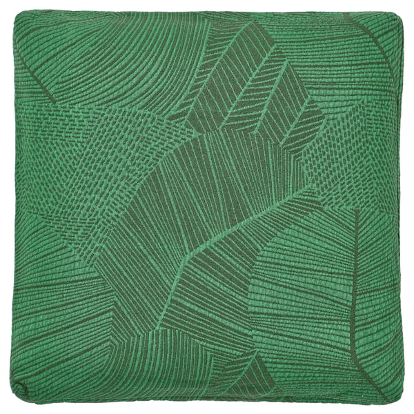JÄTTEGRAN cushion cover, green, 50x50 cm