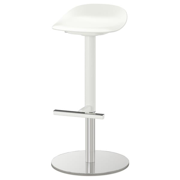 JANINGE bar stool, white, 76 cm
