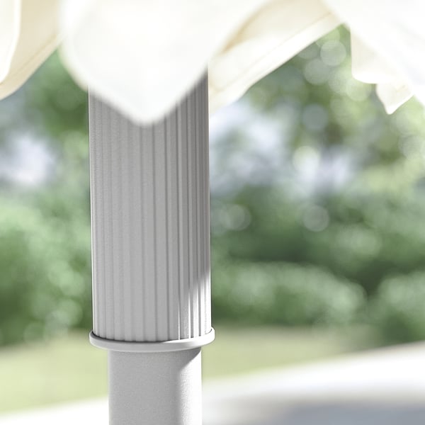JOGGESÖ parasol, light grey-beige, 300 cm