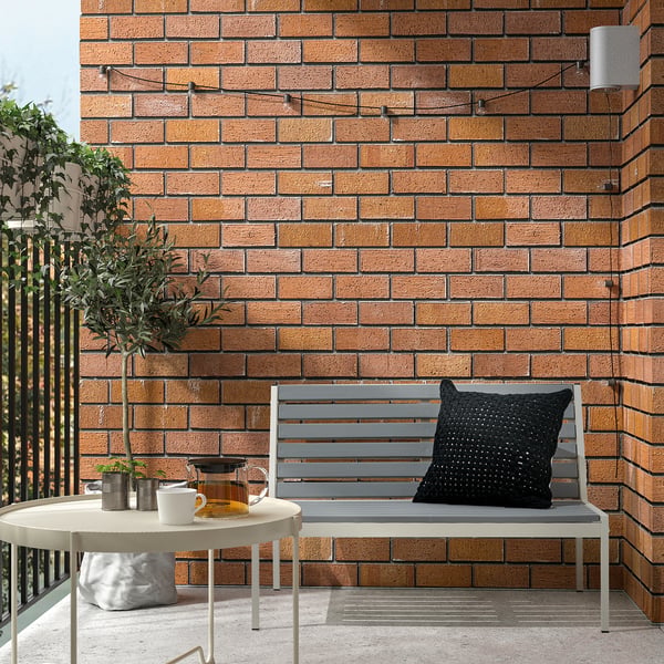 JOLPEN 2-seat sofa, outdoor, white/grey, 100x59x67 cm