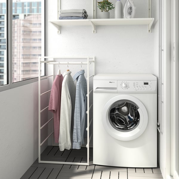 JONAXEL wardrobe combination, white, 50x51x104 cm