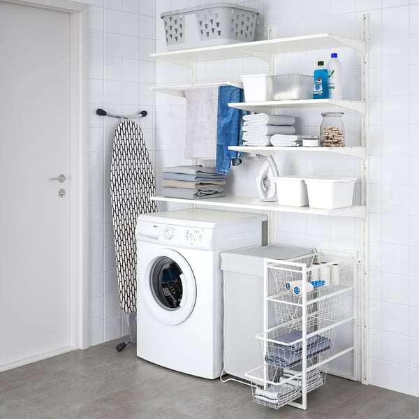 JONAXEL storage combination, white, 25x51x70 cm