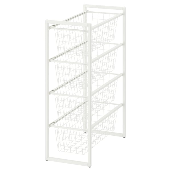 JONAXEL storage combination, white, 25x51x70 cm