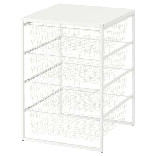 JONAXEL storage combination, white, 50x51x70 cm
