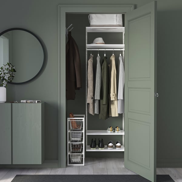 JONAXEL storage combination, white, 25x51x70 cm