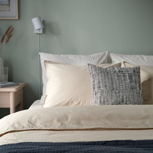 Ikea JORDKASTANJ - Pillow, gray,40x40 cm