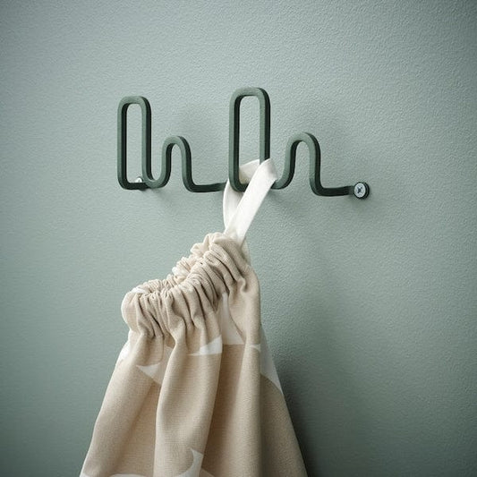 Ikea JORDMÅNEN - Hook, dark grey-green