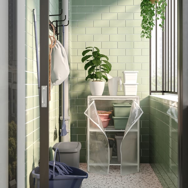 JOSTEIN cover, transparent/in/outdoor, 61x41x90 cm