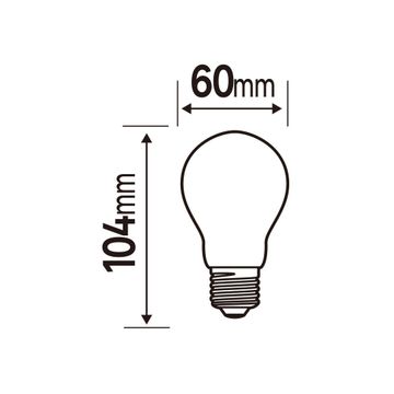 LED BULB E27=75W DROP FROSTED WARM LIGHT