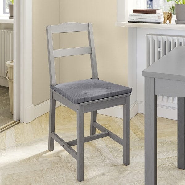 Ikea JUSTINA - Chair cushion, gray,42 / 35x40x4 cm ,