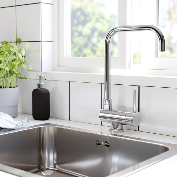 JUTTERN kitchen mixer tap, foldable, chrome-plated