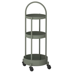 Ikea JUTTERSBO - Trolley, grey-green, 36x36 cm