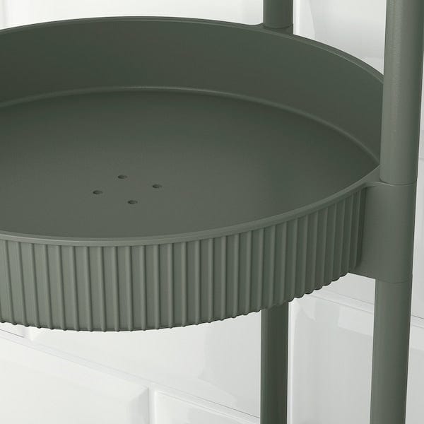 Ikea JUTTERSBO - Trolley, grey-green, 36x36 cm